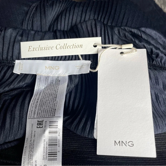 New! MNG eleni plisse trousers pants nwt 30265 - Picture 10 of 14